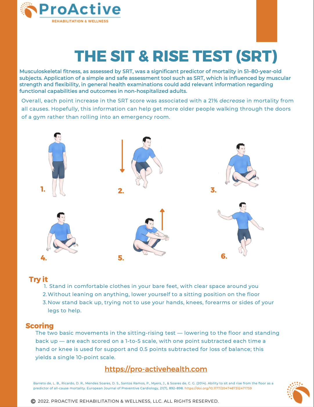 The Sit to Rise Challenge - Proactive Rehabilitation & Wellness